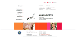 Desktop Screenshot of mester-osteopathie.de